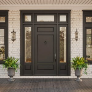 Hand-Carved Solid Wood Doors